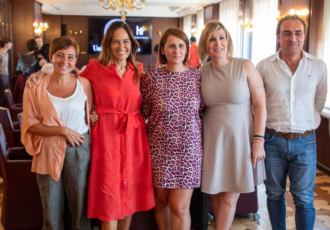 Foto di gruppo - conferenz stampa di presentazione del festival "Le giuste parole"