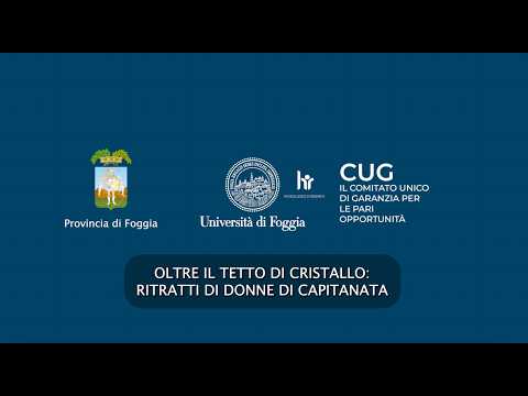 Preview image for the video "Oltre il tetto di cristallo - Ritratti di donne di Capitanata".