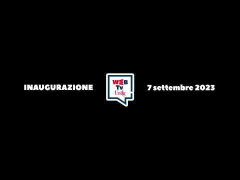 Preview image for the video "Inaugurazione Web Tv Unifg".