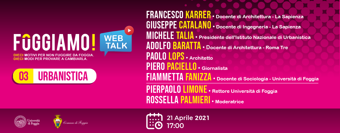 Foggiamo: Talk Urbanistica