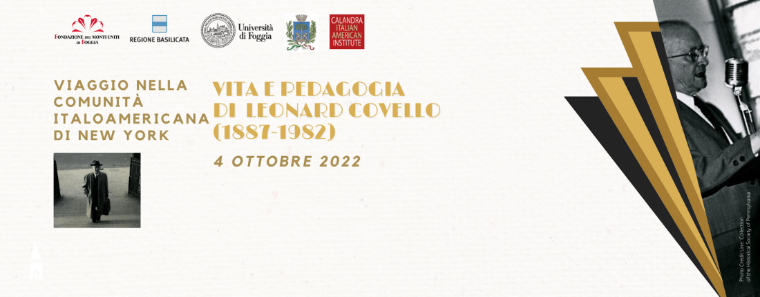 Le ragioni di un convegno: la figura e l'opera di Leonard Covello ...