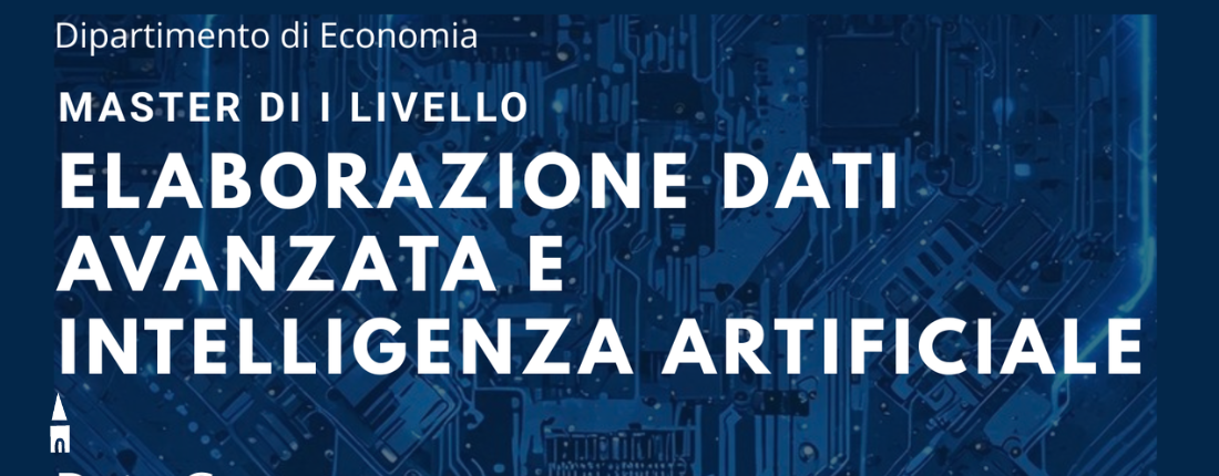 Master elaborazione dati avanzata e intelligenza artificiale