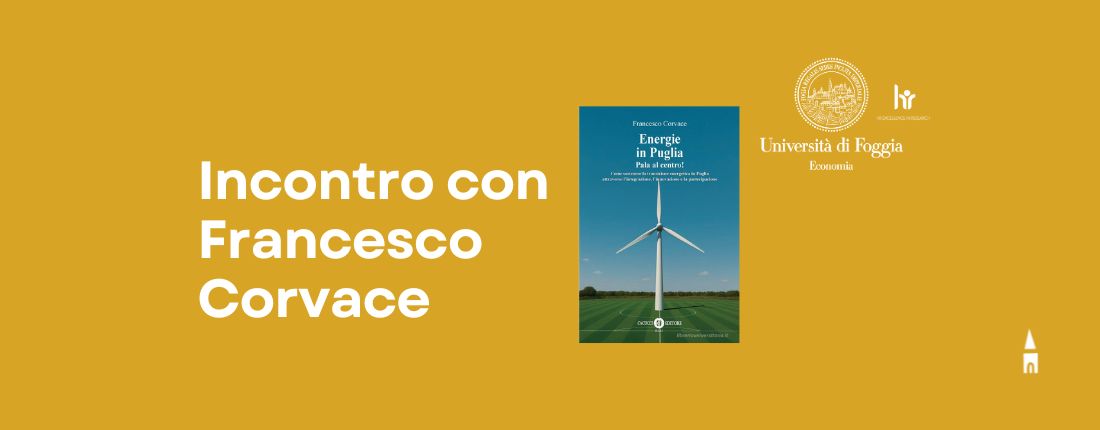 Incontro con Francesco Corvace