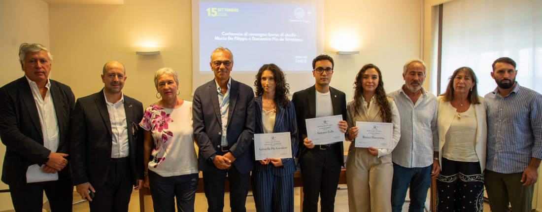 Cerimonia di assegnazione delle borse di studio Unifg