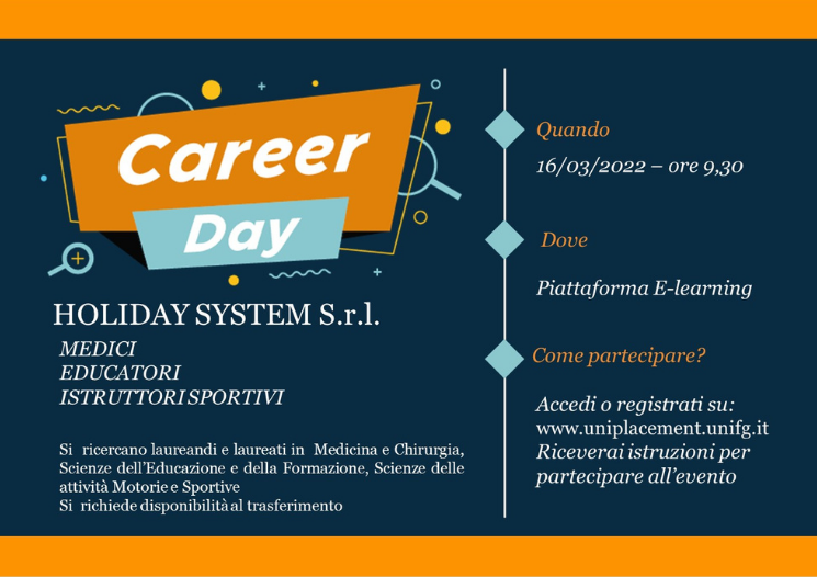 Career day - holiday system