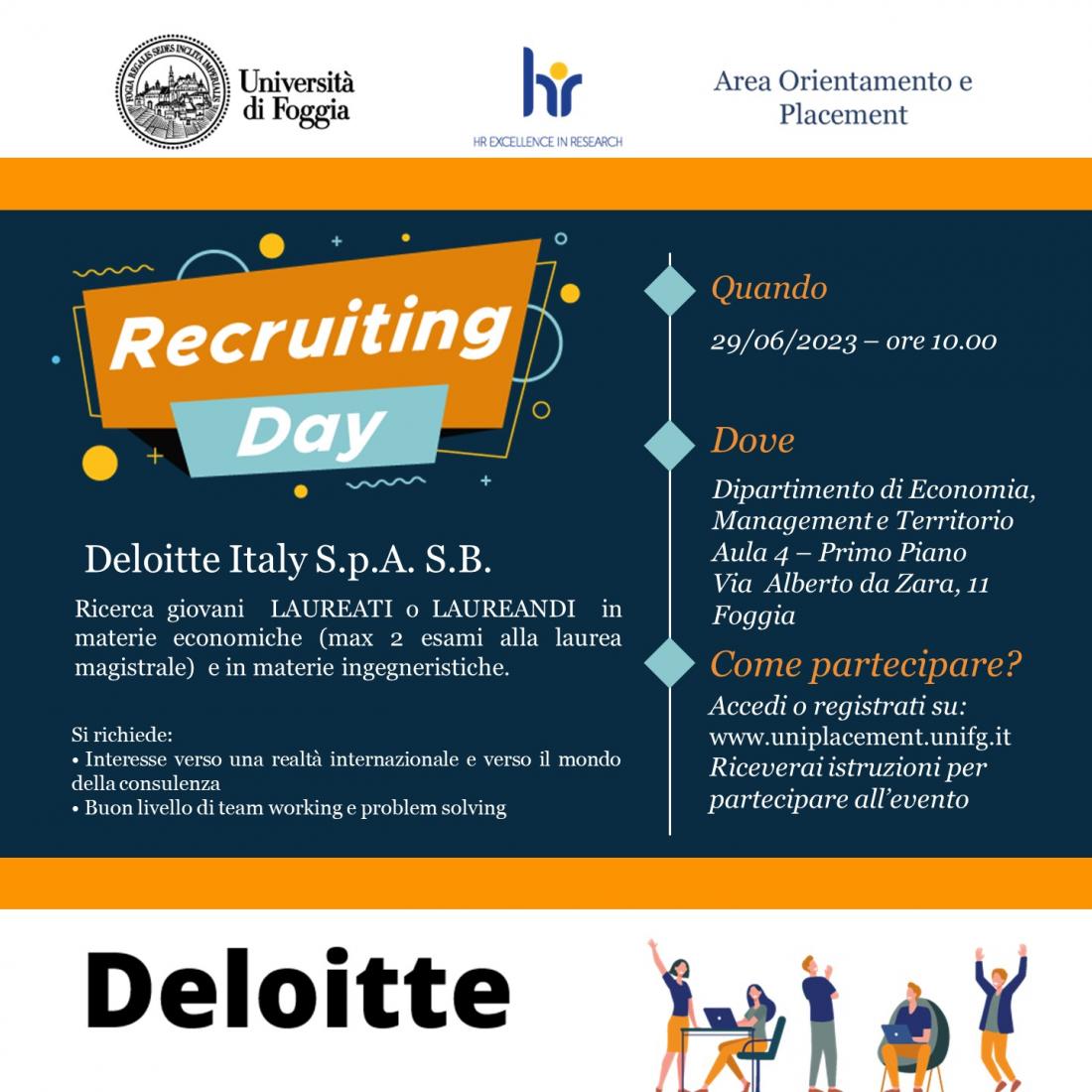 RECRUITING DAY DELOITTE 