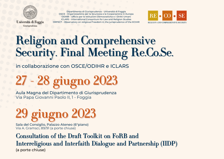 Re.Co.Se final meeting