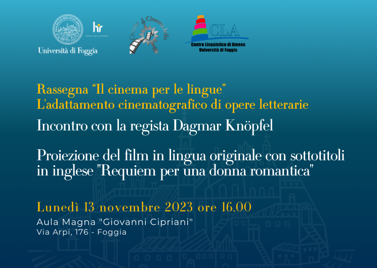 Rassegna cinematografica di opere letterarie