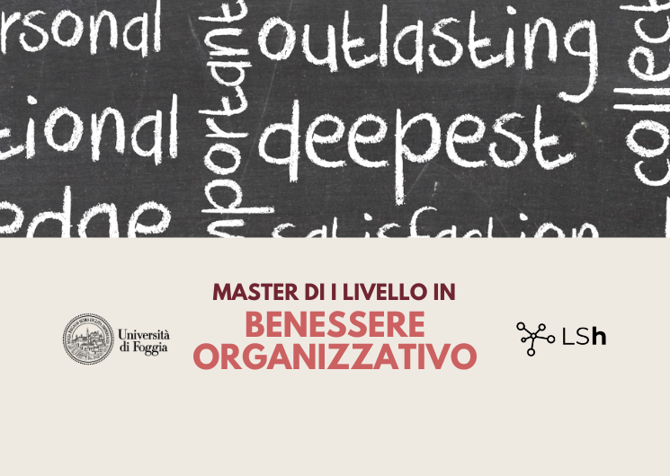 Master di I livello in benessere organizzativo