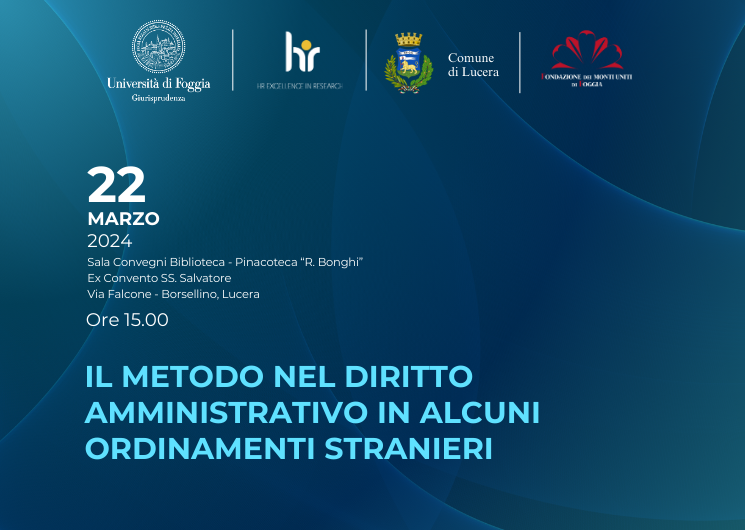 Il metodo nel diritto amministrativo