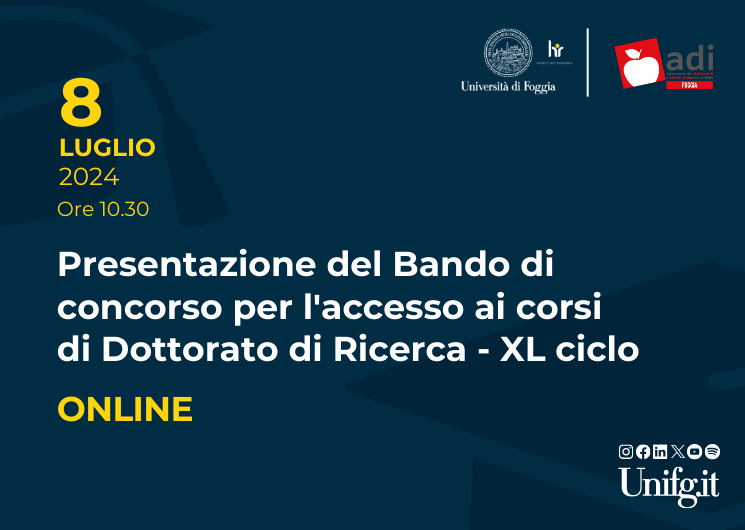 presentazione dottorati XL ciclo