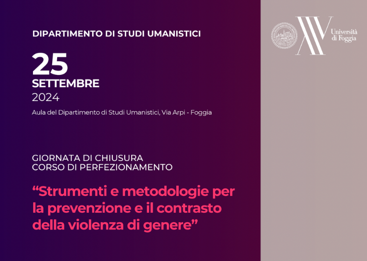 chiusura corso prevenzione violenza di genere