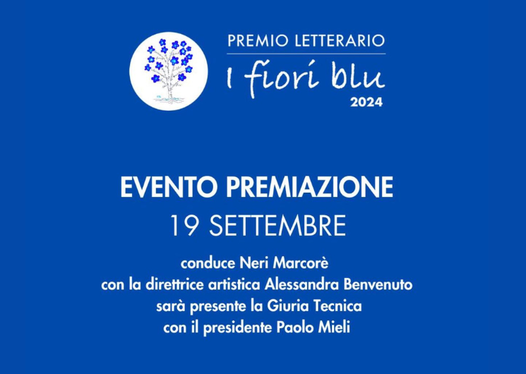 i fiori blu. Evento di premiazione