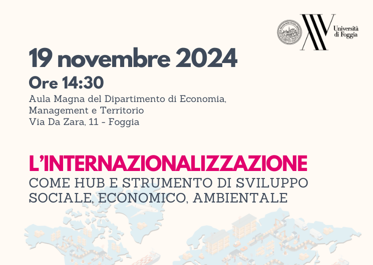 L'internazionalizzazione