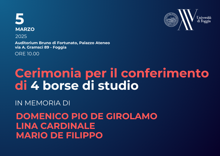 cerimonia conferimento borse di studio
