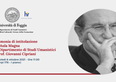 Intitolazione Aula Magna