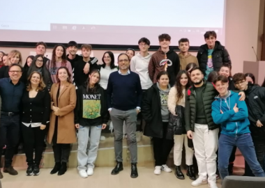 gruppo di ragazzi di scuola