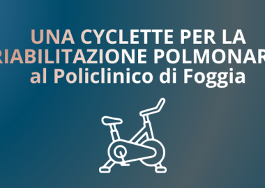 Una cyclette al policlinico di Foggia