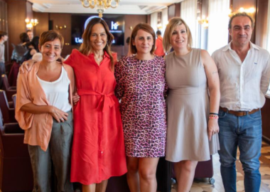 Foto di gruppo - conferenz stampa di presentazione del festival "Le giuste parole"