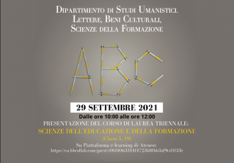 Presentazione offerta formativa CdL Scienze dell'Educazione e della Formazione