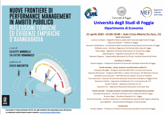 Nuove frontiere di performance