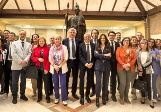 Rettore e delegati - foto di gruppo