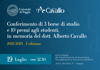 Conferimento borse e premi A. Cavallo