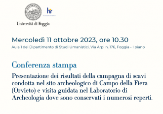 conferenza stampa scavi archeologici