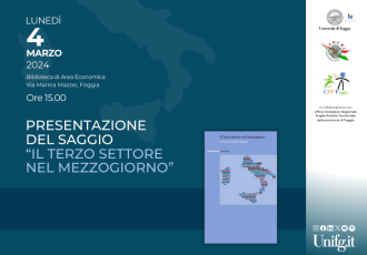 Presentazione saggio Il terzo settore nel mezzogiorno