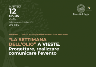 La settimana dell'olio