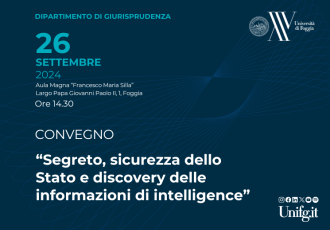 convegno "Segreto, sicurezza dello Stato e discovery delle informazioni di intelligence"