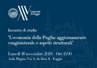 l'economia della Puglia - incontro di studio