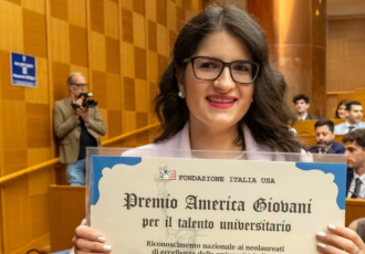 Premio america giovani assegnato a Maria Lombardo