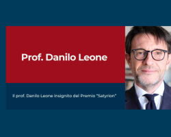 Premio Satyricon al prof. Leone